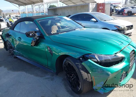 2025 BMW M4 Competition xDrive z USA, uszkodzony, nr VIN WBS43BA05SCU69503